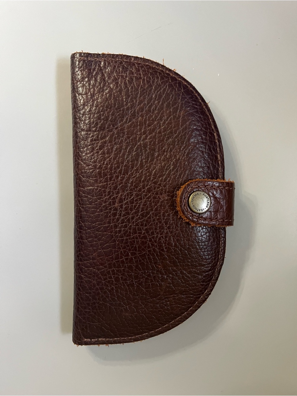 Portland Leather Goods Coldbrew Brown  Quesadilla Wallet Autumn